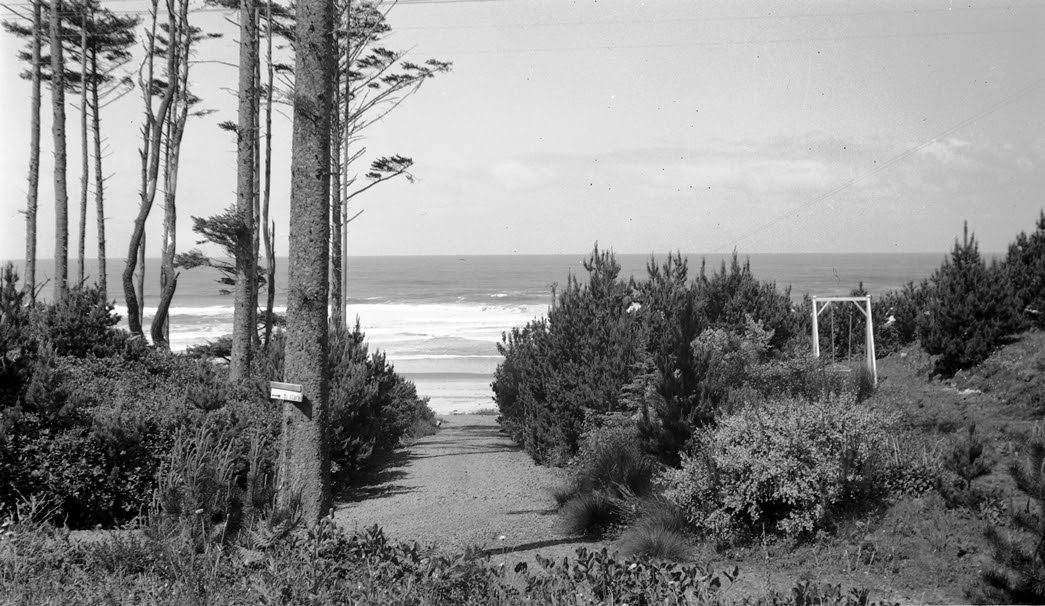 Photo 1: View from the Lantz lots in the mid-1940s.