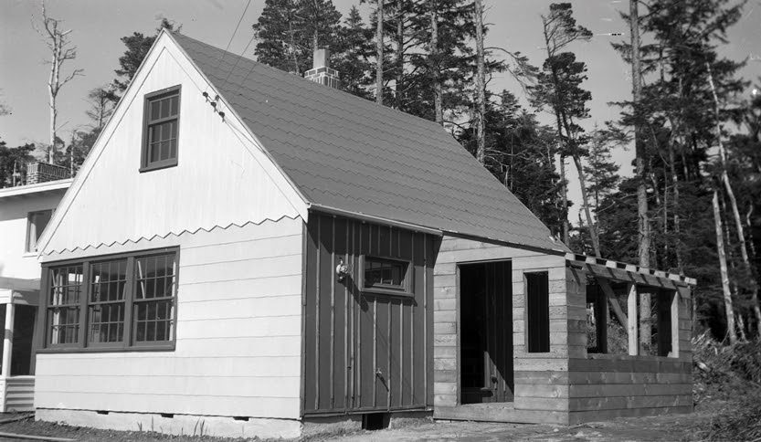 Photo 13: Construction begins on the side porch.