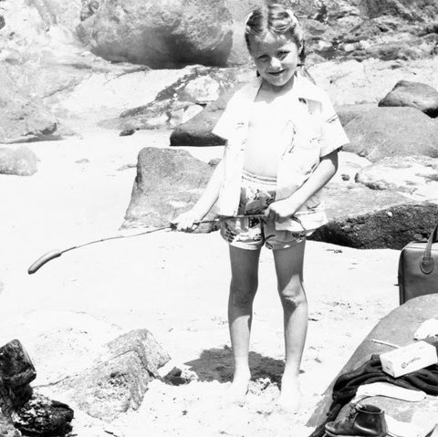 Nancy at beach