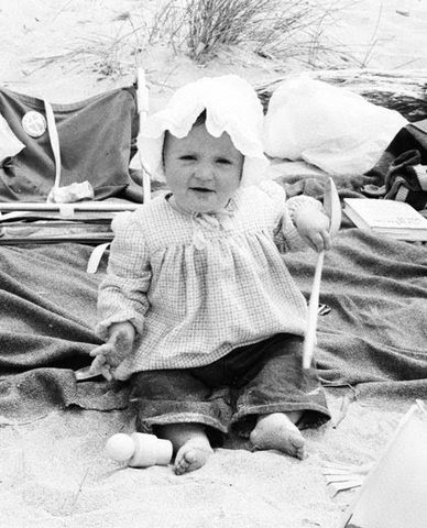 Karen at beach